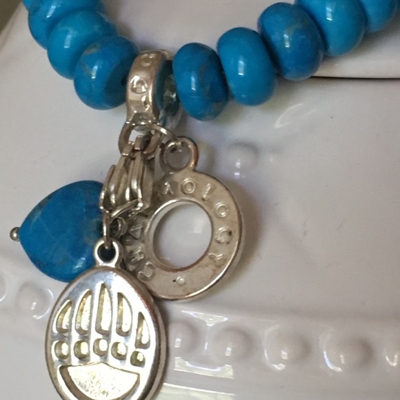 5/$15 🐥 Turquoise Charmology Bracelet - Picture 1 of 8